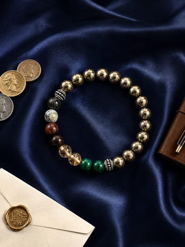 Business Growth Theme Bracelet, Round Design