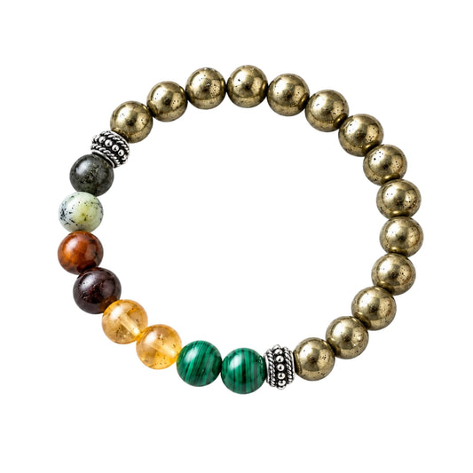 Business Growth Theme Bracelet, Round Design