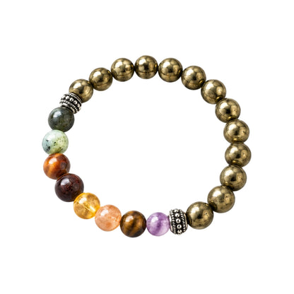 Career Success Theme Bracelet, Round Design