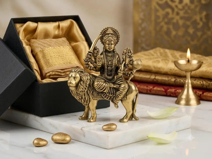 Brass Durga Mata Statue 4 Inch