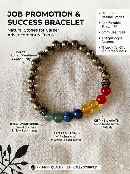 Job Promotion Theme Bracelet, Round Design
