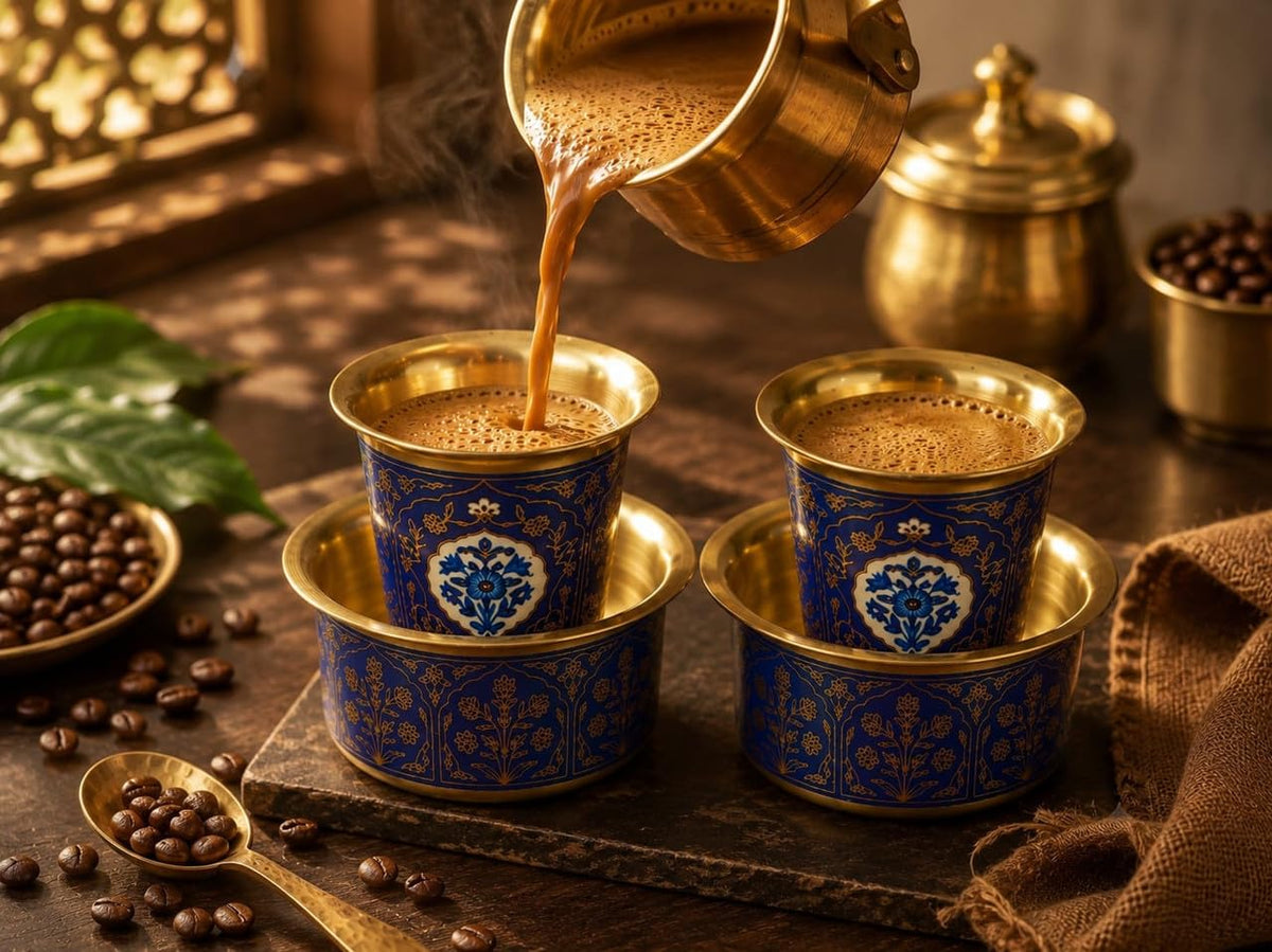 2 Dabara Set – Cobalt Blue Golden