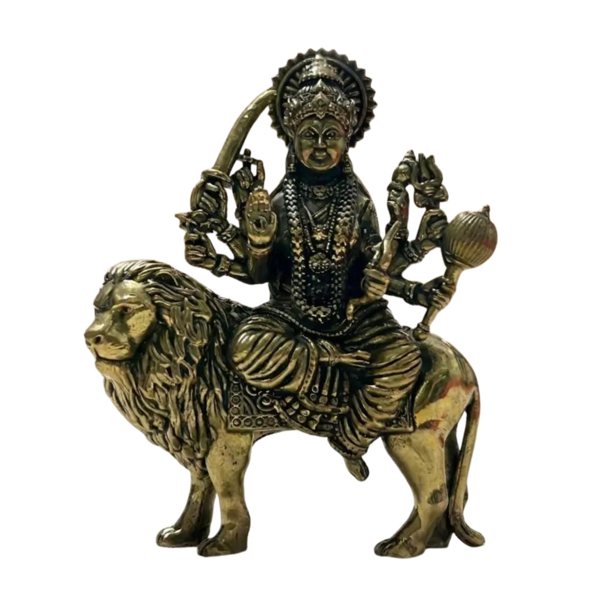 Brass Durga Mata Statue 4 Inch
